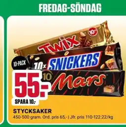 ÖoB STYCKSAKER erbjuda