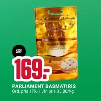 ÖoB PARLIAMENT BASMATIRIS erbjuda