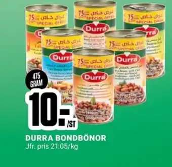 ÖoB DURRA BONDBÖNOR erbjuda