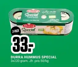 ÖoB DURRA HUMMUS SPECIAL erbjuda