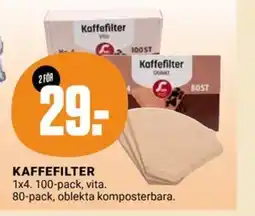 ÖoB KAFFEFILTER erbjuda