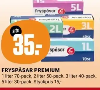 ÖoB FRYSPÅSAR PREMIUM erbjuda