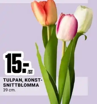 ÖoB TULPAN, KONST- SNITTBLOMMA erbjuda