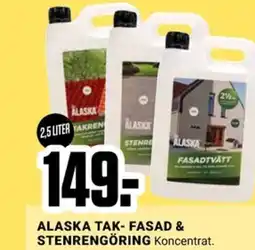 ÖoB ALASKA TAK- FASAD & STENRENGÖRING Koncentrat. erbjuda