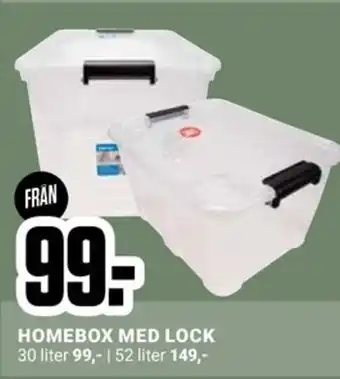 ÖoB HOMEBOX MED LOCK erbjuda