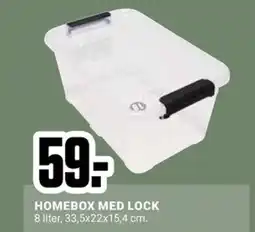 ÖoB HOMEBOX MED LOCK erbjuda