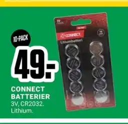 ÖoB CONNECT BATTERIER 3V, CR2032. Lithium. erbjuda