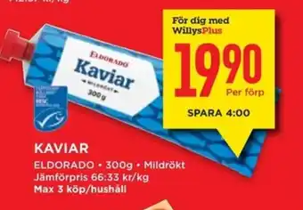 Willys Kaviar erbjuda