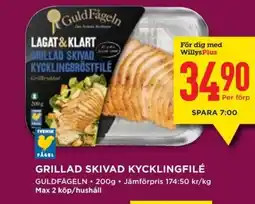 Willys GRILLAD SKIVAD KYCKLINGFILÉ erbjuda