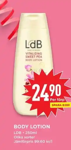 Willys BODY LOTION erbjuda