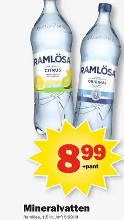 Pekås Mineralvatten erbjuda