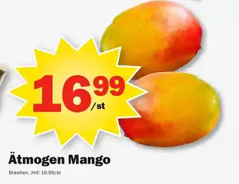 Pekås Ätmogen Mango erbjuda