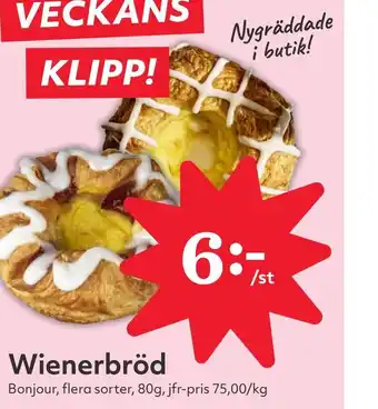 Östenssons Wienerbröd erbjuda