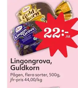 Östenssons Lingongrova, Guldkorn erbjuda