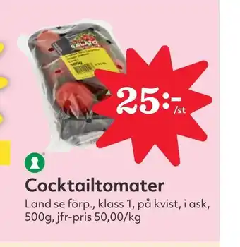 Östenssons Cocktailtomater erbjuda