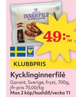 Östenssons Kycklinginnerfilé erbjuda