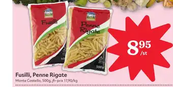 Östenssons Fusilli, Penne Rigate erbjuda