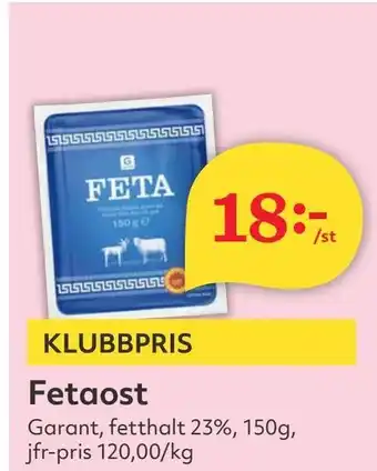 Östenssons Fetaost erbjuda