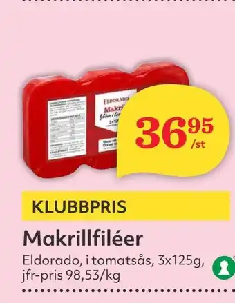 Östenssons KLUBBPRIS Makrillfiléer erbjuda