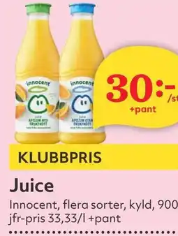 Östenssons Juice erbjuda