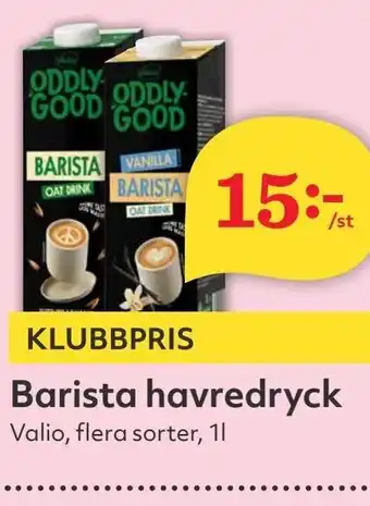 Östenssons Barista havredryck erbjuda