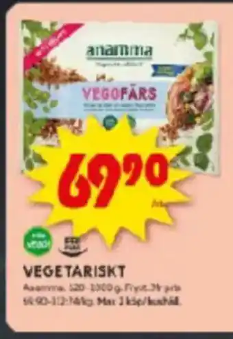 ICA Kvantum Vegetariskt erbjuda