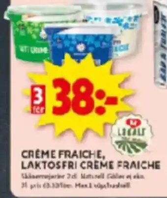 ICA Kvantum CREME FRAICHE, LAKTOSFRI CREME FRAICHEA & Tulett 15-ak erbjuda