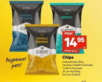 City Gross GOTLANDSCHIPS Chips erbjuda