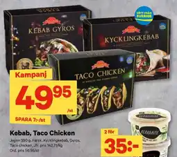 City Gross Kebab, Taco Chicken erbjuda