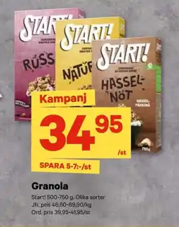 City Gross START! Granola erbjuda