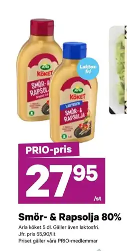 City Gross ARLA köket  Smör- & Rapsolja 80% erbjuda