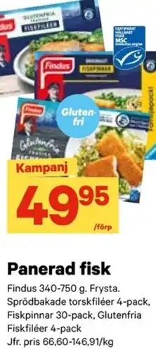 City Gross FINDUS Panerad fisk erbjuda