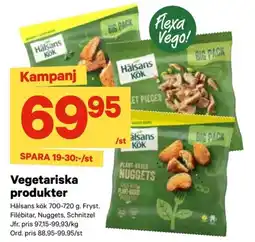 City Gross Hälsans Kök Vegetariska produkter erbjuda