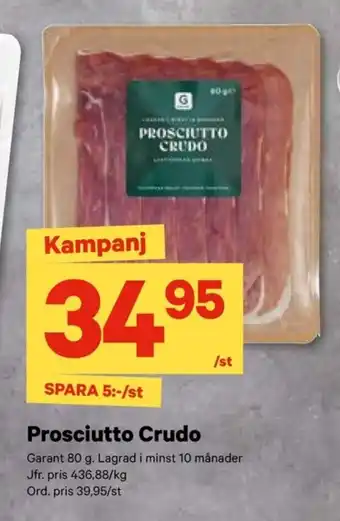City Gross GARANT Prosciutto Crudo erbjuda