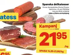 City Gross Spanska delikatesser erbjuda