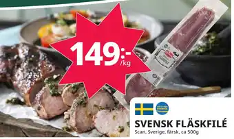 Bingebyhallen SCAN Svensk fläskfilé erbjuda