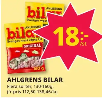 Bingebyhallen AHLGRENS BILAR erbjuda