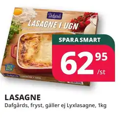 Bingebyhallen Dafgårds Lasagne erbjuda