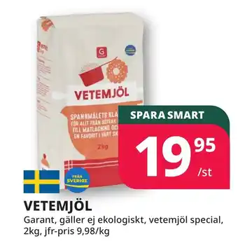 Bingebyhallen GARANT Vetemjöl erbjuda