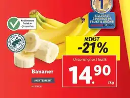 Lidl Bananer erbjuda