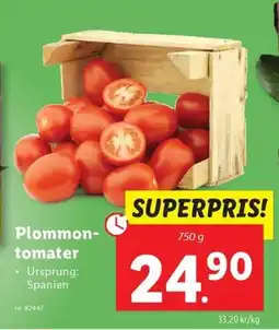 Lidl Plommon- tomater erbjuda