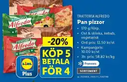 Lidl TRATTORIA ALFREDO Pan pizzor erbjuda