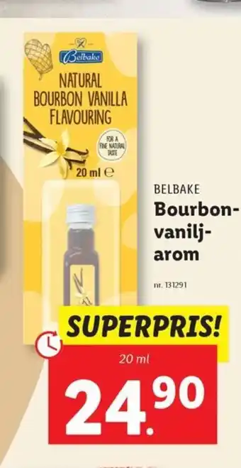 Lidl BELBAKE Bourbon- vanilj- arom erbjuda