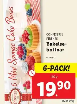 Lidl CONFISERIE FIRENZE Bakelse- bottnar erbjuda