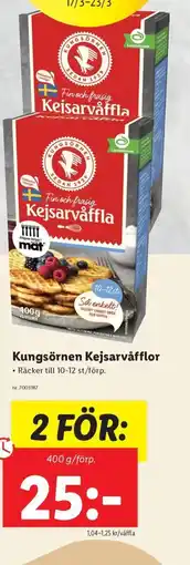 Lidl Kungsörnen Kejsarvåfflor erbjuda