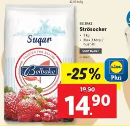 Lidl BELBAKE Strösocker erbjuda