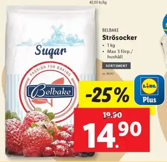 Lidl BELBAKE Strösocker erbjuda