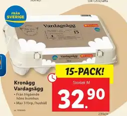 Lidl Kronägg Vardagsägg erbjuda