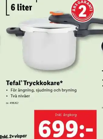 Lidl Tefal Tryckkokare* erbjuda