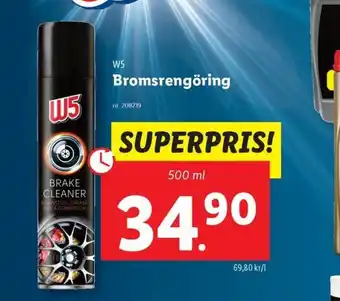 Lidl W5 Bromsrengöring erbjuda